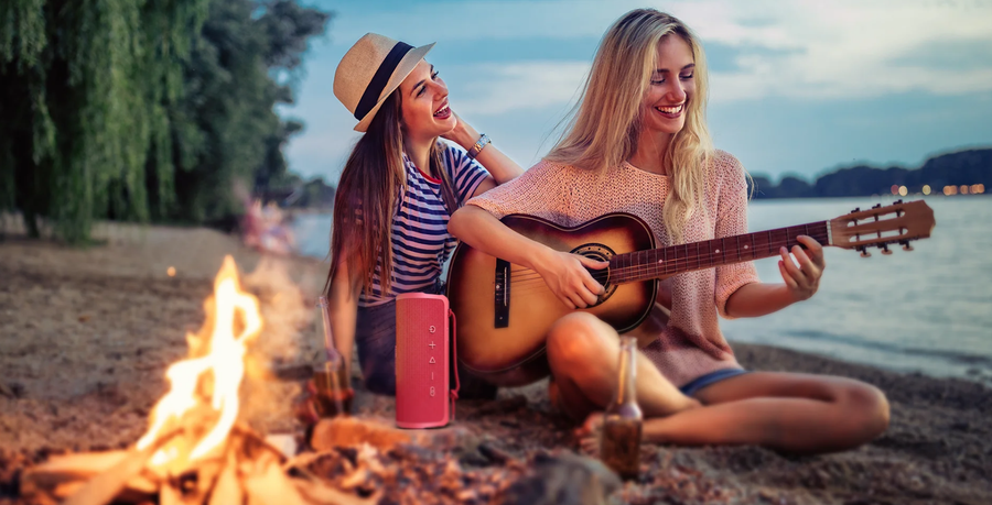 RIPPLE-RD - HiFuture Ripple Outdoor bluetooth speaker Red