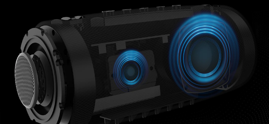 GRAVITY-BK - HiFuture Gravity Outdoor bluetooth speaker Black
