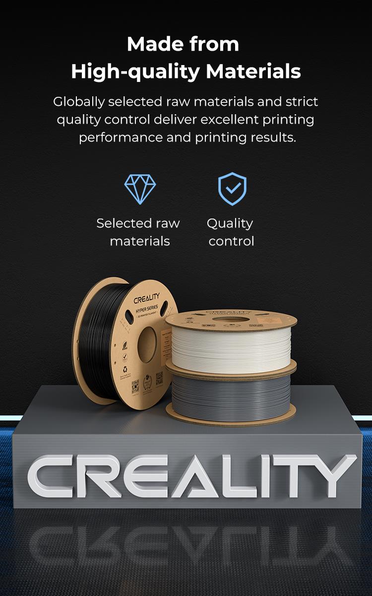 Creality Hyper ABS  Filament for High Speed 3D Printer - White