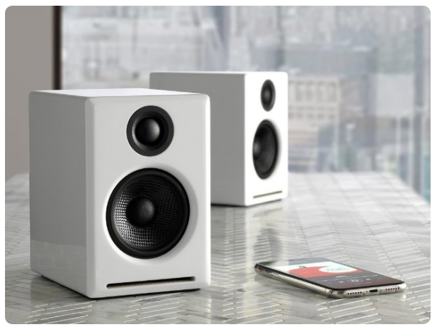 A2+BT-INT-WHT - Audioengine 2+ Wireless Desktop Speakers - Gloss White