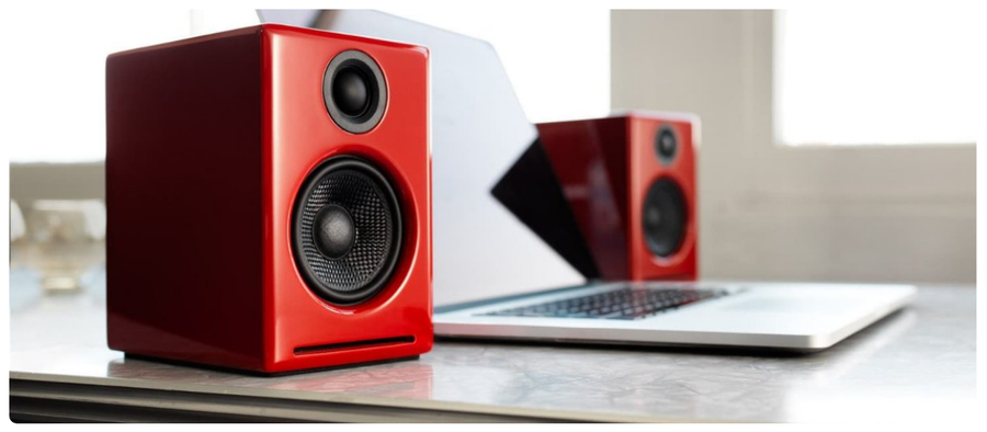 A2+BT-INT-WHT - Audioengine 2+ Wireless Desktop Speakers - Gloss White