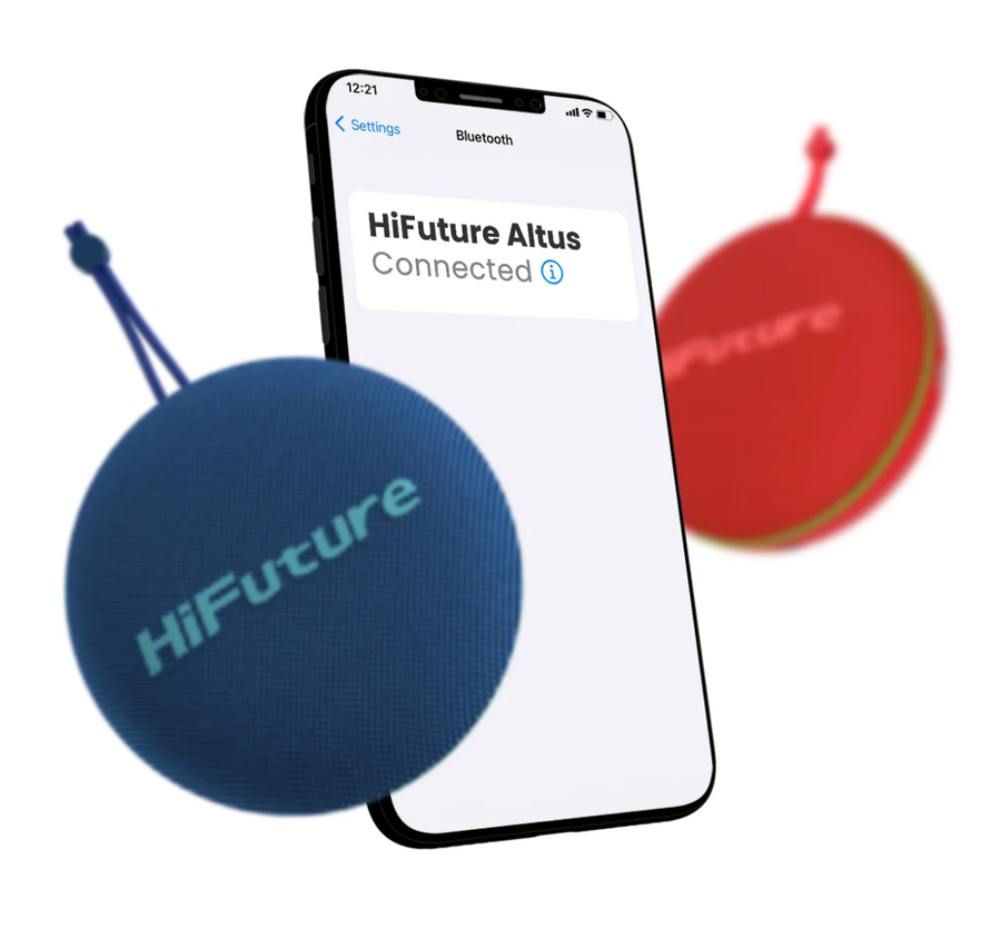 ALTUS-BK - HiFuture Altus Outdoor Bluetooth-Lautsprecher Schwarz