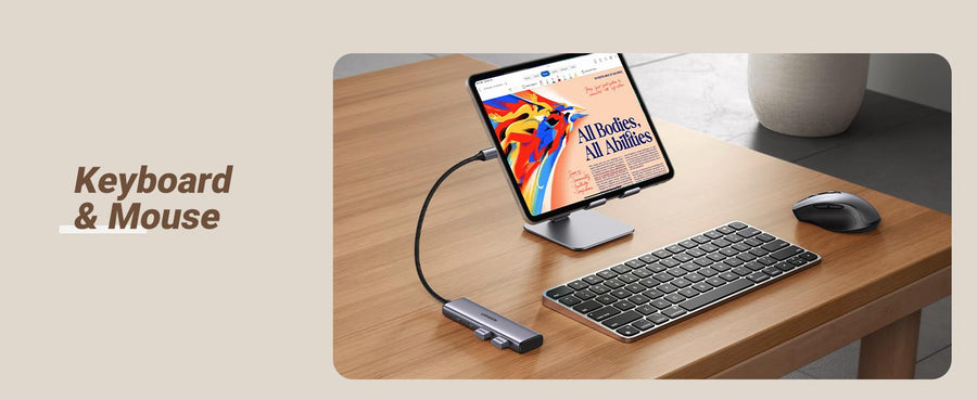 UG-15395 - UGREEN CM473 USB-C To 4 Ports Hub Splitter  USB-C To 2 USB-A  2 USB-C