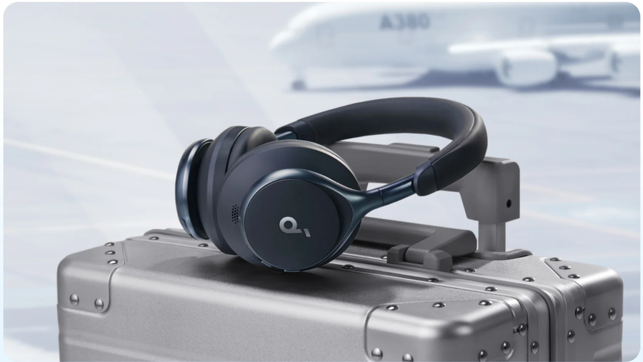 Soundcore by Anker Space One Wireless Over-Ear Noise Cancelling Headphones - Sky Blue