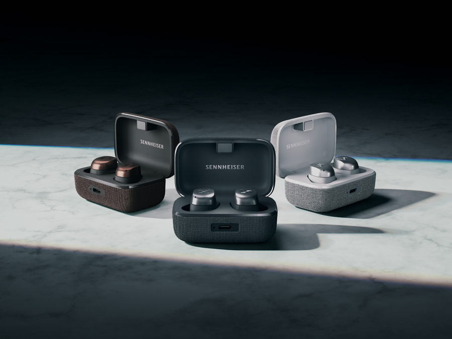 700365 - Sennheiser Momentum TW4 In Ear Headphones Black Graphite