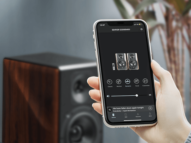 Edifier  S3000MKII Premium HiFi 256W Active Powered Bookshelf Speaker System with AptX HD Bluetooth