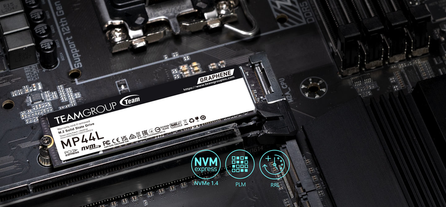 TM8FPK500G0C101 - TEAMGROUP MP44L M.2-2280 PCI-E Gen4x4 500GB SSD (R 5,000/ W 2,500)