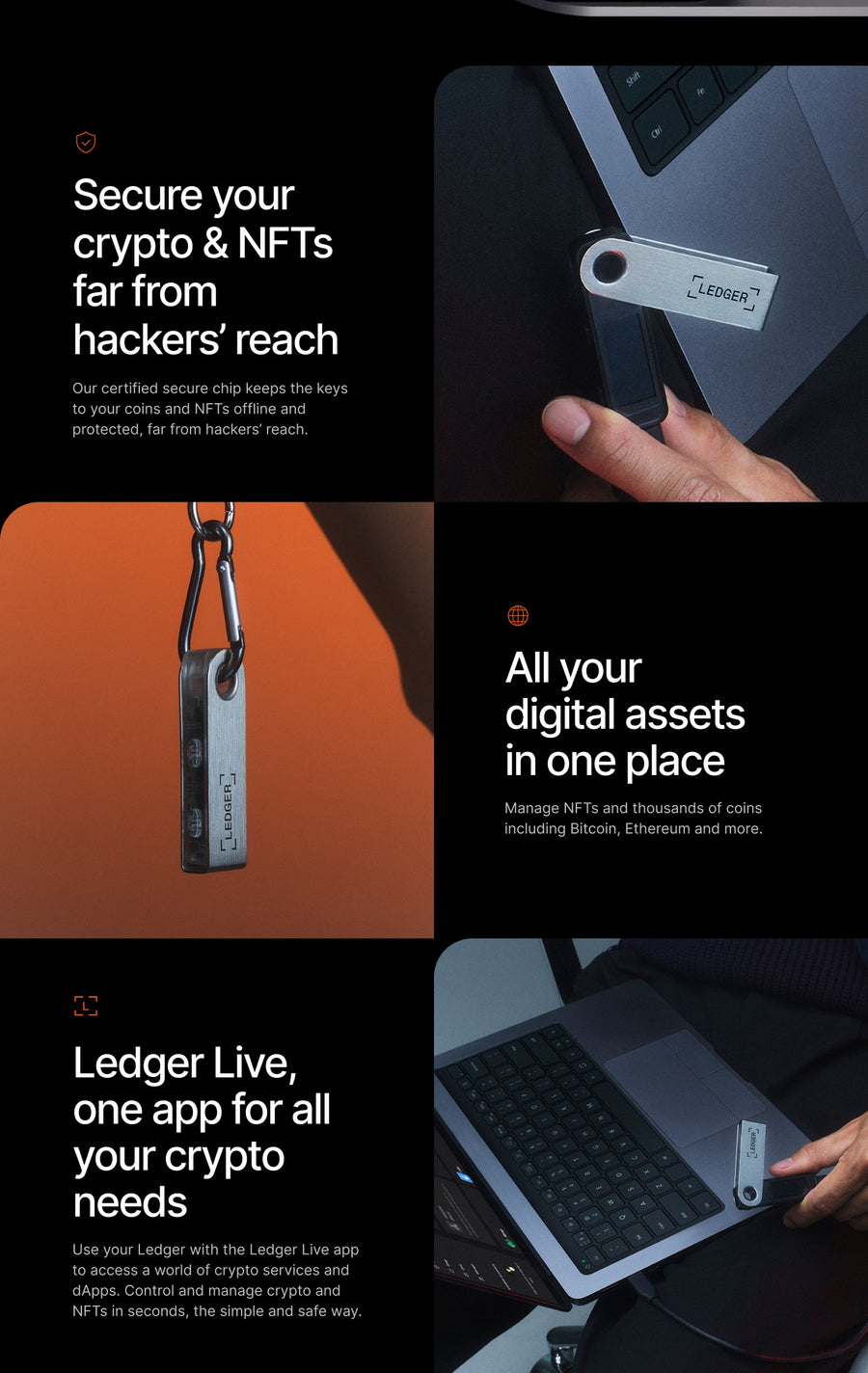 Ledger LNSP-FULL-PURPLE-ENCNTH - Nano S Plus - Amethyst Purple AU