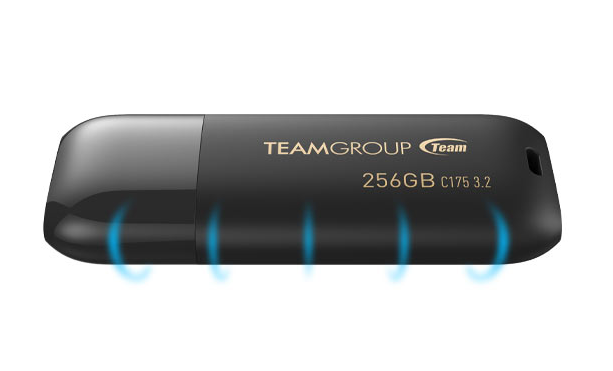 TC175364GB01 - TEAM C175 SERIES 64GB USB 3.2 GEN1 FLASH DRIVE BLACK