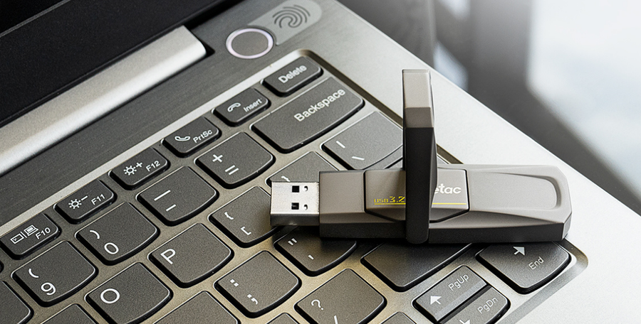 NT03US5C-256G-32TA - Netac US5 USB3.2 Type-A + Type-C External SSD 256GB