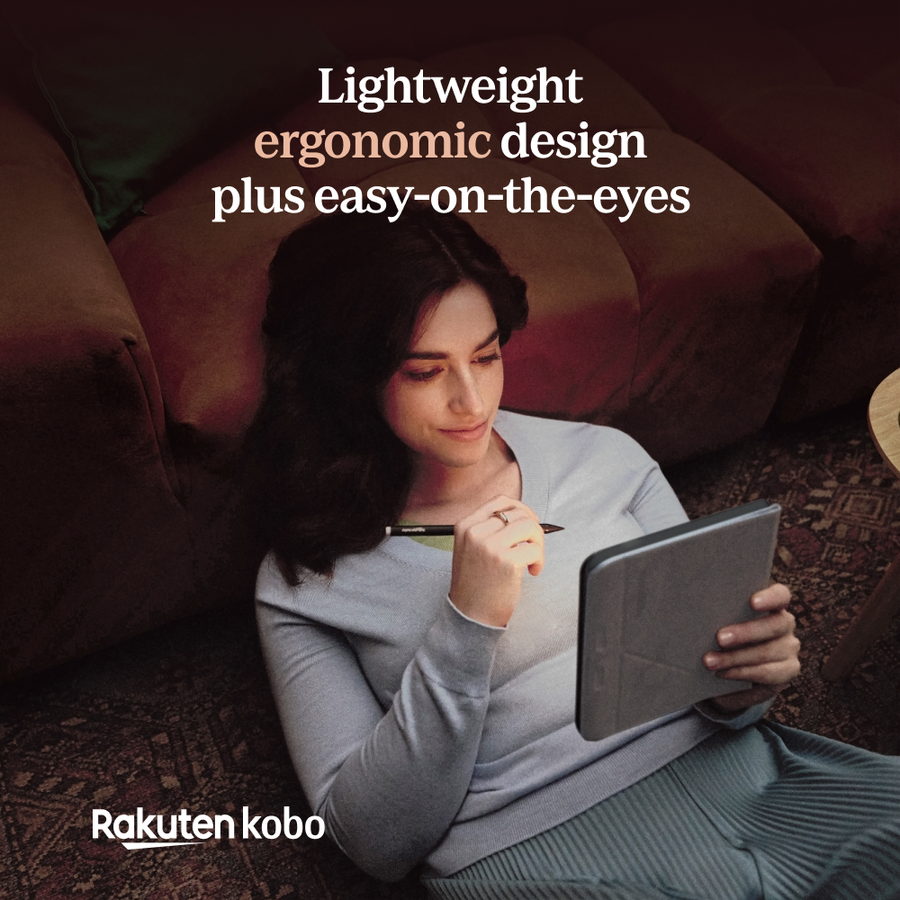N428-KU-WH-K-CK - KOBO LIBRA COLOUR WHITE 7" E INK COLOUR DISPLAY STYLUS 2 COMPATIBILITY & WATERPROOF E-READER