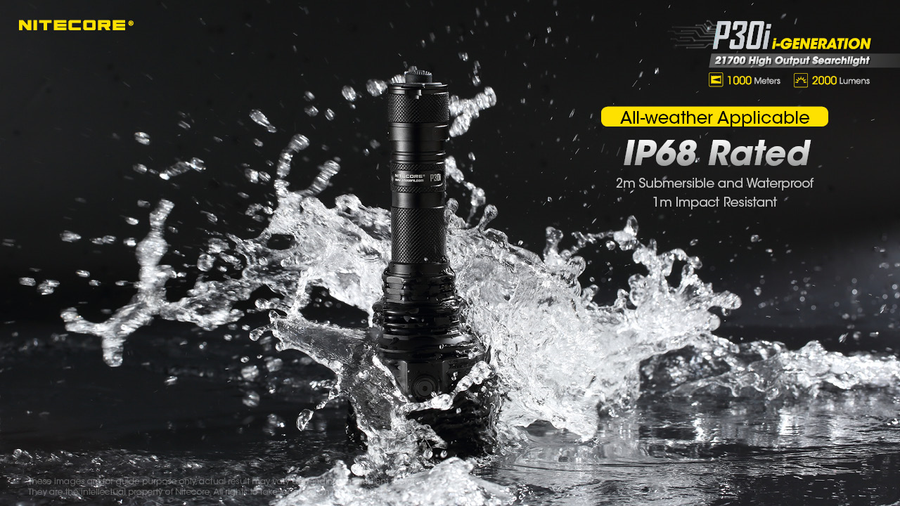 P30I - NITECORE P30I 2000 LUMEN 1093 YARD LONG THROW TORCH