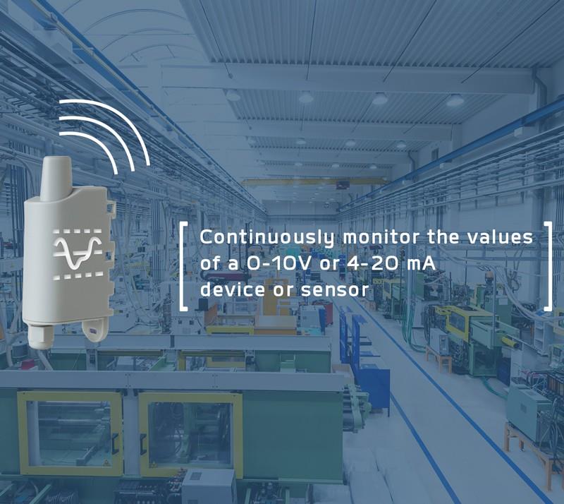ARF8200AA - Adeunis ANALOG 0-10V or 4-20mA PWR for LoRaWAN EU868, External power supply (not included)