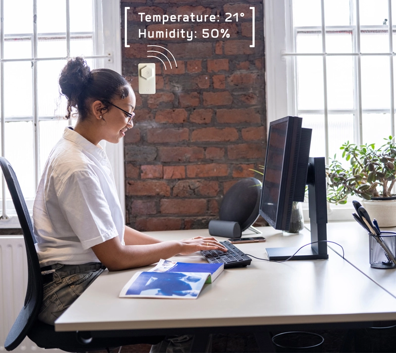ARF8275AA - Adeunis Smart Building COMFORT LoRaWAN EU863-870, Temperature + Humidity IoT Sensor