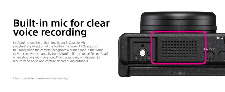 ZV1M2 - Sony ZV1 II VLOG Camera
