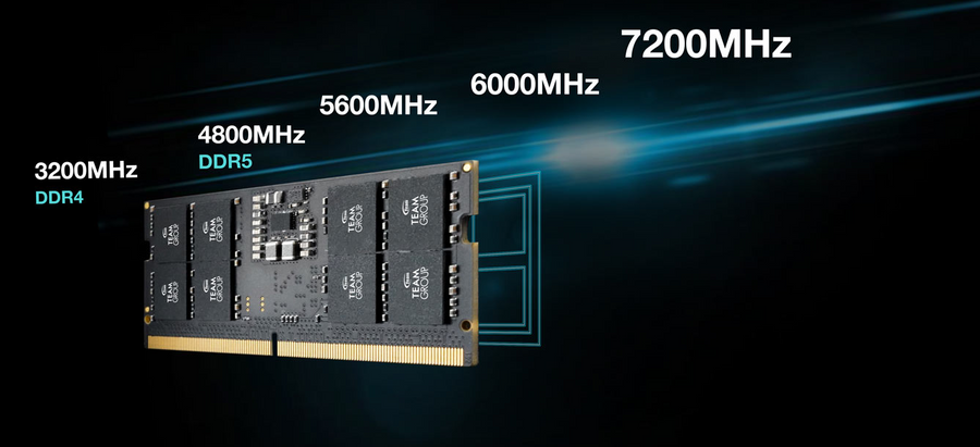TED516G5600C46A-S01 - TEAM ELITE 16GB 5600MHz DDR5 SODIMM