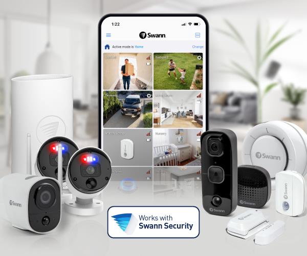 SWIFI-4KXTRMPK2-GL - Swann Xtreem 4K Battery Cam w/32GB Card/2x Spotlights/USB-C & screw in mount - 2 Pack