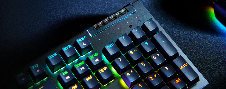RZ03-04700100-R3M1 - RAZER BLACKWIDOW V4 X - MECHANICAL GAMING KEYBOARD (GREEN SWITCH) - US LAYOUT - FRML