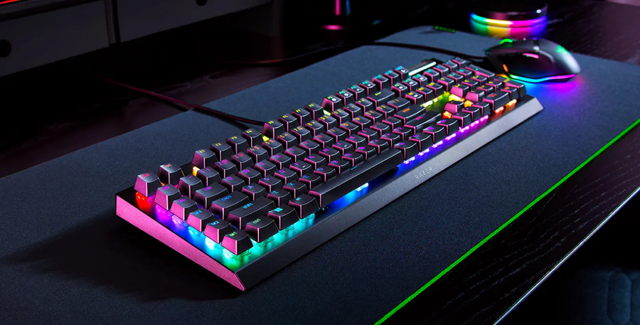 RZ03-04700100-R3M1 - RAZER BLACKWIDOW V4 X - MECHANICAL GAMING KEYBOARD (GREEN SWITCH) - US LAYOUT - FRML