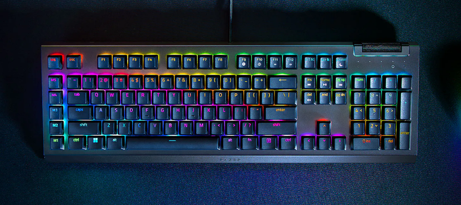 RZ03-04700100-R3M1 - RAZER BLACKWIDOW V4 X - MECHANICAL GAMING KEYBOARD (GREEN SWITCH) - US LAYOUT - FRML