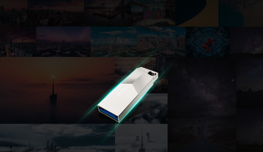 NT03UM1N-064G-32PN - Netac UM1 USB3.2 Flash Drive 64GB UFD Zinc alloy