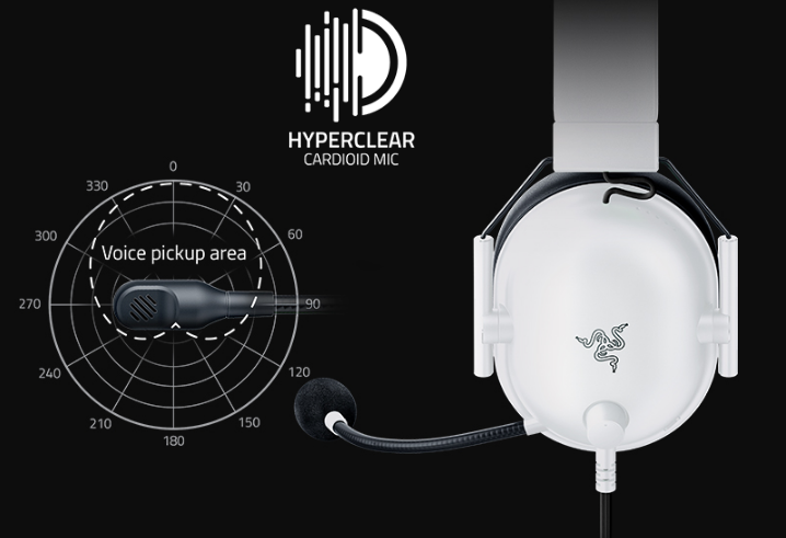 RZ04-03240700-R3M1 - RAZER BLACKSHARK V2 X - WIRED GAMING HEADSET - WHITE - FRML PACKAGING