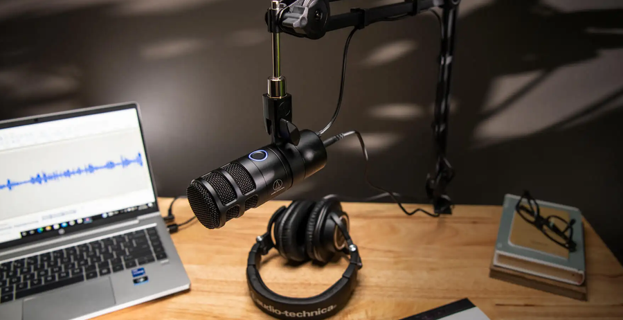 AUDIO TECHNICA AT2040USB - AT COMPACT HYPERCARDIOID DYNAMIC MIC WITH USB CONNECTIVITY