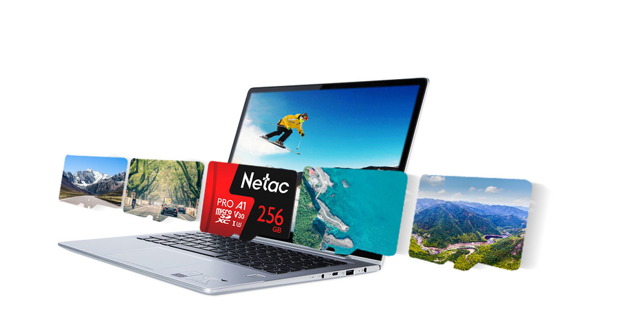 NT02P500PRO-016G-R - Netac P500 Extreme Pro microSDHC V10 Speicherkarte mit Adapter 16GB