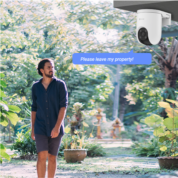 EZVIZ H8C4G - 3MP Outdoor PT 4G Wired Security Camera w/ 2-Way Talk. 4G & Optional Wired Network