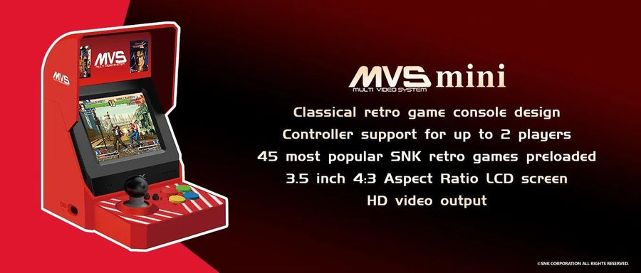 Unico MVS Mini Arcade  Game Console