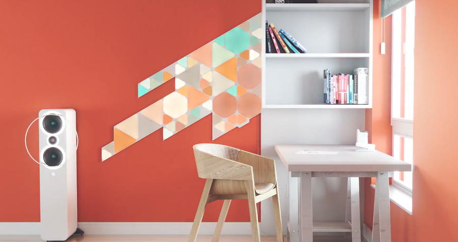 NL48-0005TW-9PK - Nanoleaf Shapes - Mini Triangles Starter Kit  (9 Panels)