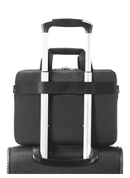 EVERKI EKB407NCH14-ECO - Advance ECO Briefcase 13-14'' Separate Zippered Accessory Front Pocket Trolley Handle