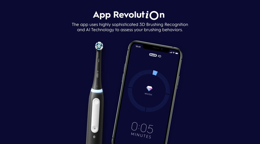 Oral-B iO Series 4 (Black Onyx) with charging stand Electric Toothbrush