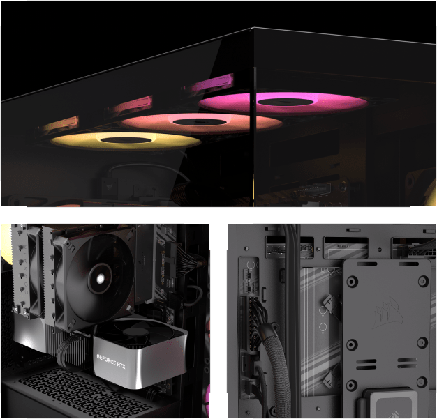 CC-9011276-WW - CORSAIR 3500X MID-TOWER PC CASE TEMPERED GLASS BLACK