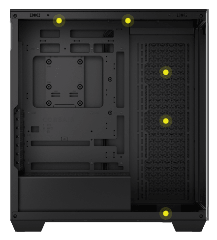 CC-9011276-WW - CORSAIR 3500X MID-TOWER PC CASE TEMPERED GLASS BLACK
