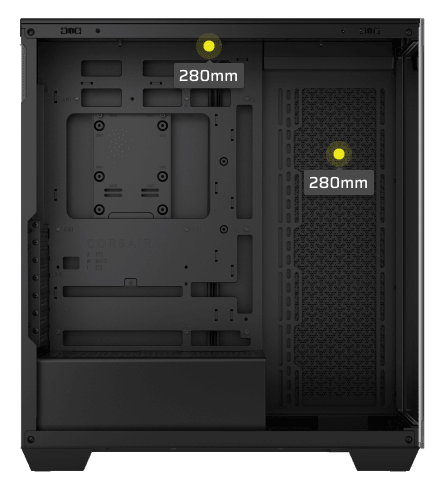 CC-9011276-WW - CORSAIR 3500X MID-TOWER PC CASE TEMPERED GLASS BLACK