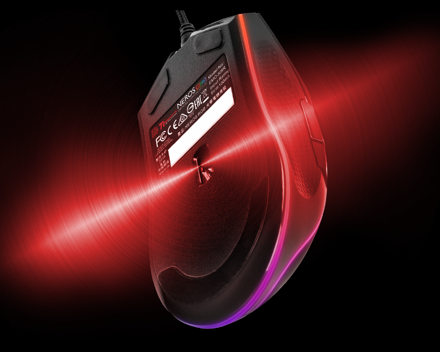 THERMALTAKE EMO-NRR-WDOTBK-01 - Tt eSPORTS Neros RGB Optical Gaming Mouse