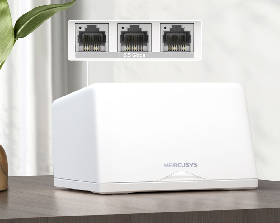 TP-Link HALO H47BE(2-PACK) - Mercusys Halo H47BE Wi-Fi 7 Mesh BE9300 2.5GbE - Twin Pack