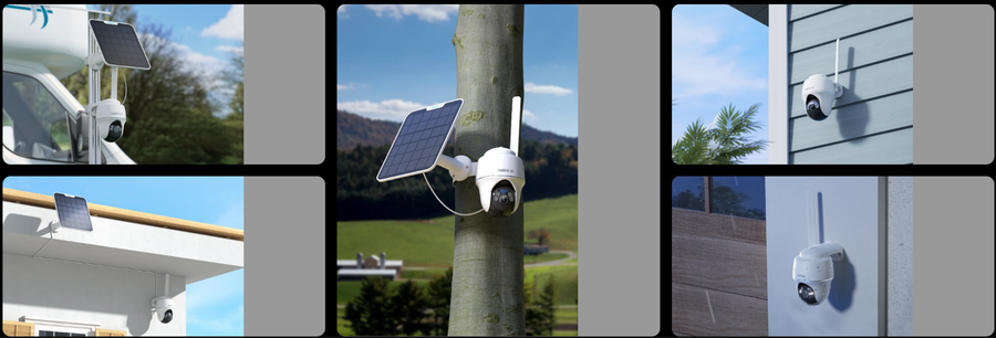 GO-PT-ULTRA-SOLAR - Reolink Smart 4K Wire-Free 4G LTE PT Battery Camera up to 128G mic sd card Range