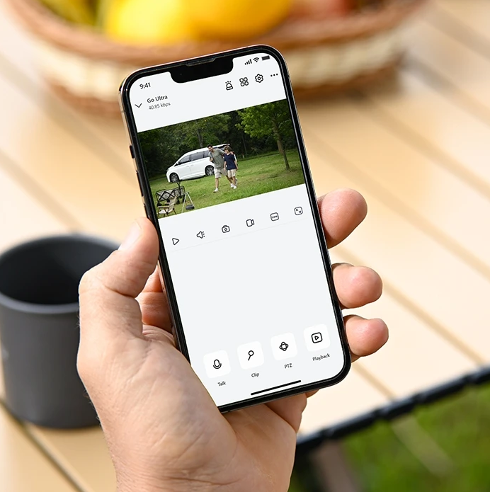 GO-PT-ULTRA-SOLAR - Reolink Smart 4K Wire-Free 4G LTE PT Battery Camera up to 128G mic sd card Range