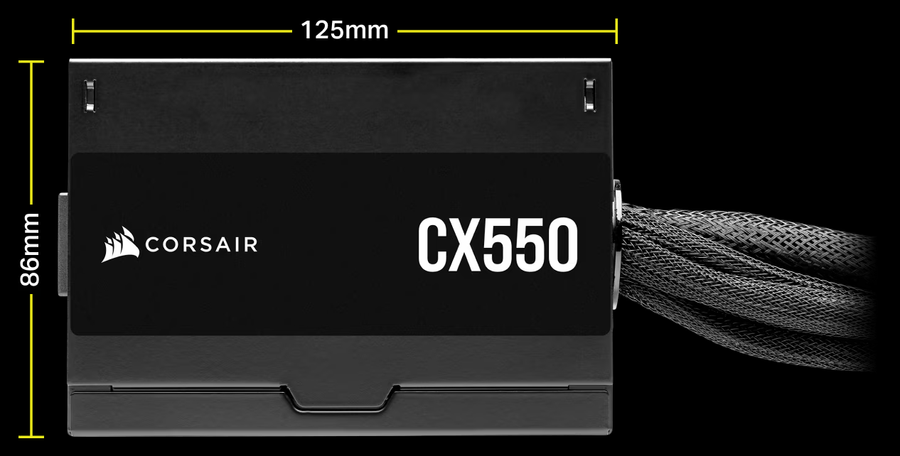 CP-9020277-AU - CORSAIR CX SERIES CX550 550W PLUS BRONZE ATX POWER SUPPLY