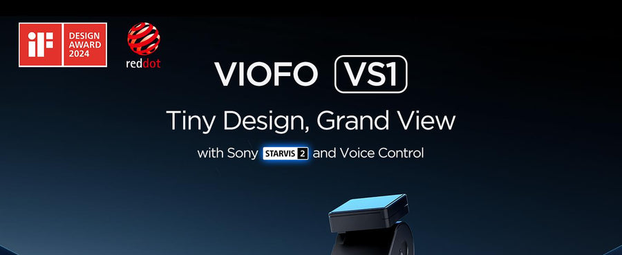 VS1 - VIOFO MINI DASHCAM 2K HDR VS1 WITH SONY STARVIS 2 IMX675 SENSOR