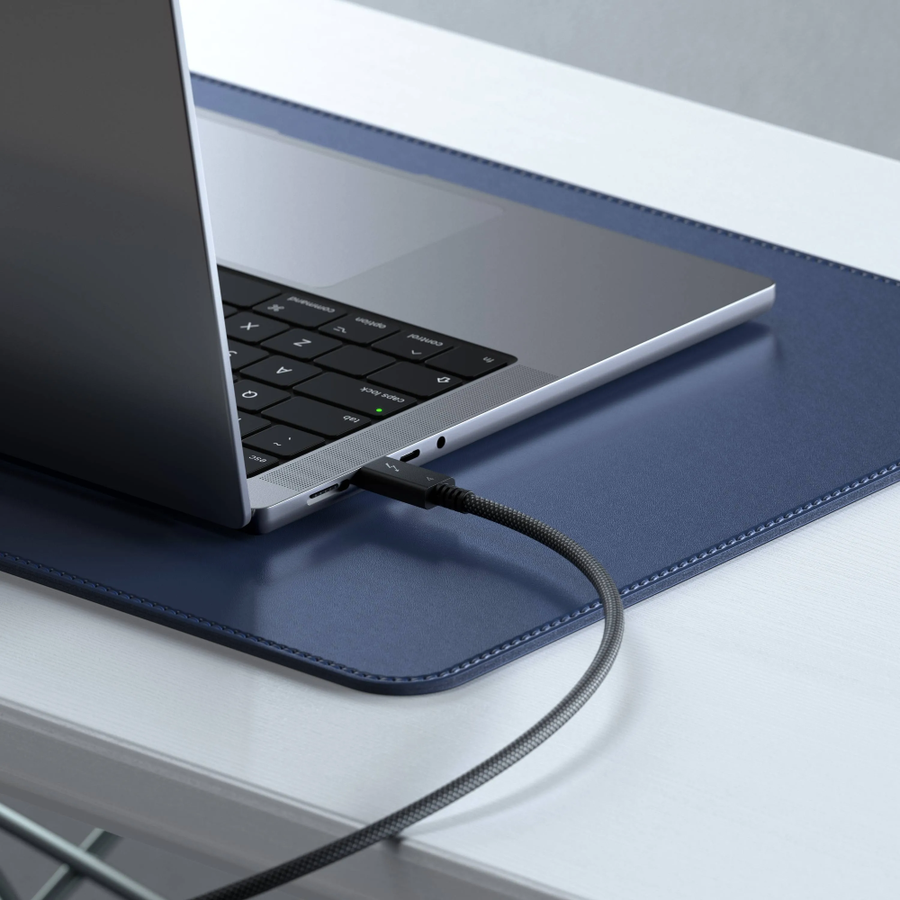 ST-YTB100K - Satechi Thunderbolt 4 Pro Cable 1 M (Space Grey)