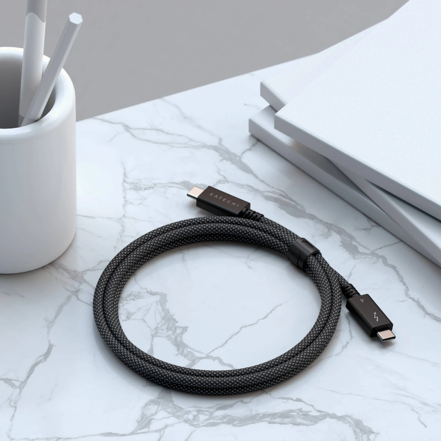 ST-YTB100K - Satechi Thunderbolt 4 Pro Cable 1 M (Space Grey)
