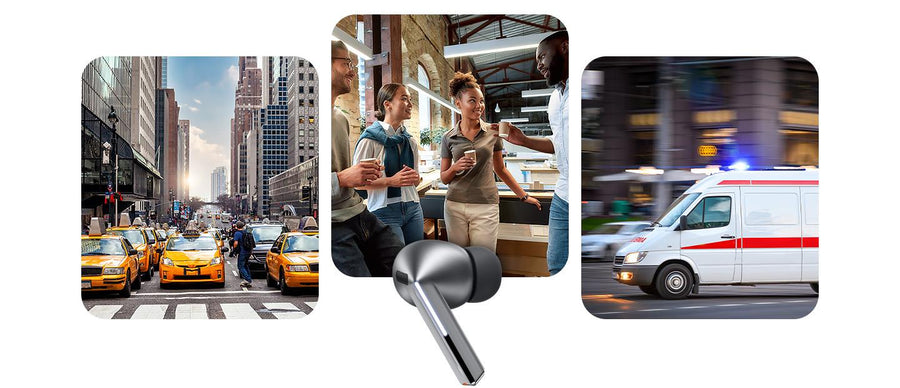 Samsung Galaxy Buds3 Pro True Wireless Noise Cancelling In-Ear Headphones - Silver