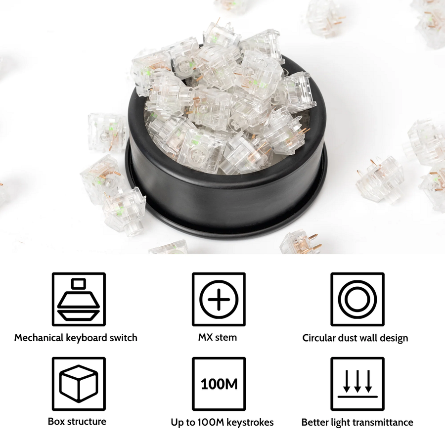 KEYC-G125 - Keychron Kailh Jellyfish Box Switch X (Clicky)