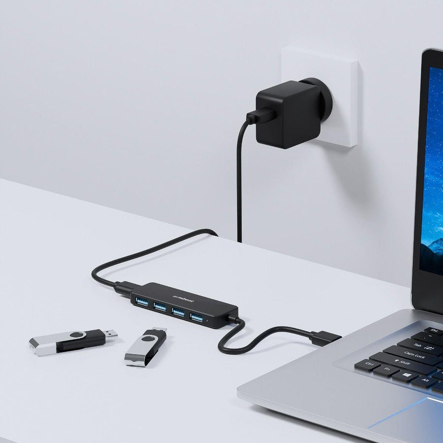 MB-U3H-5K - mbeat 4-Port USB 3.0 Hub mit USB-C DC-Anschluss
