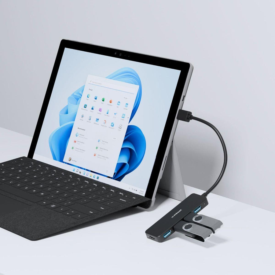 MB-U3H-5K - mbeat 4-Port USB 3.0 Hub mit USB-C DC-Anschluss