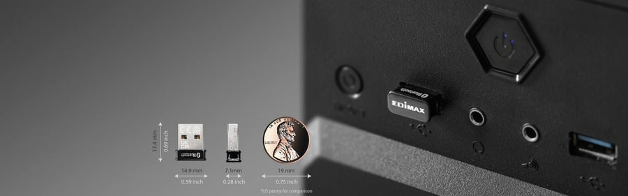 EDIMAX BT-8500 - Bluetooth 5.0 Nano USB-A Ultra-Small Adapter