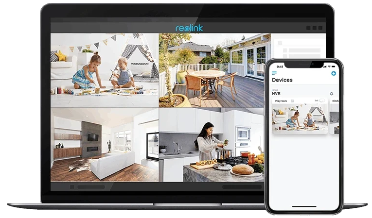 P334 - Reolink 4K 8MP Outdoor Turret POE Camera up to 256G Micro SD card Range